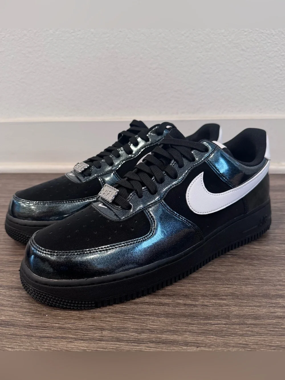 Nike Air Force 1 Low '07 LV8 Glam Rock Black White  [IB6843-001] Sz 11